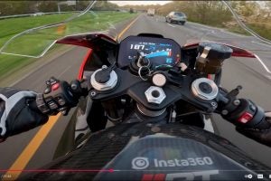 Still winding up to 192 mph. Screengrab: YouTube/S1krocket