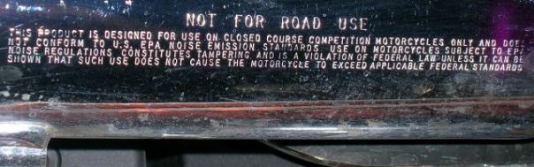 stamp Motorcycle noise